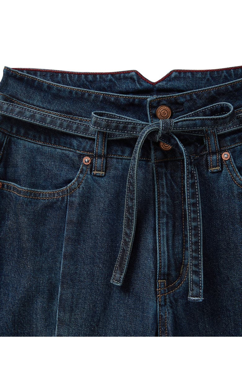 Scotch & Soda Belted High Waist Wide Leg Jeans, Alternate, color, High Times