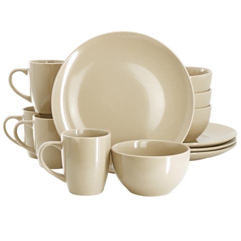Everyday Plus 12 Piece Stoneware Dinnerware Set