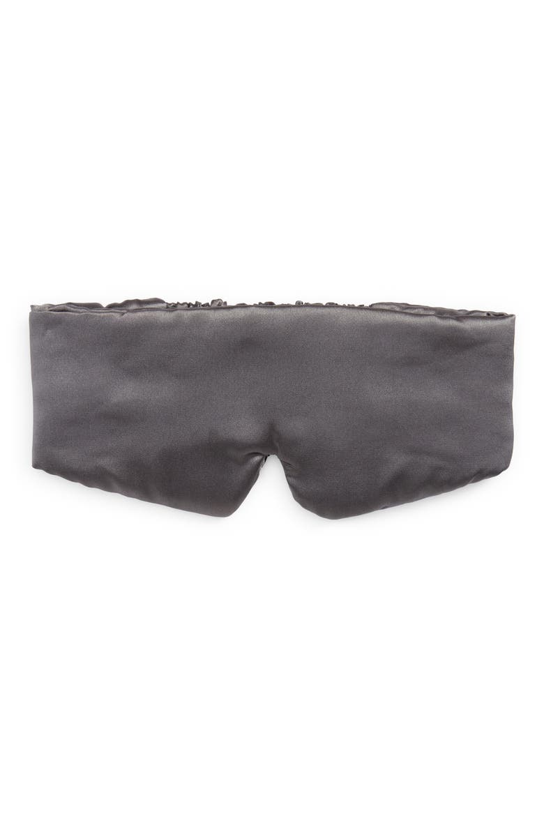 The Pillow Satin Eye Mask, Main, color, CHARCOAL