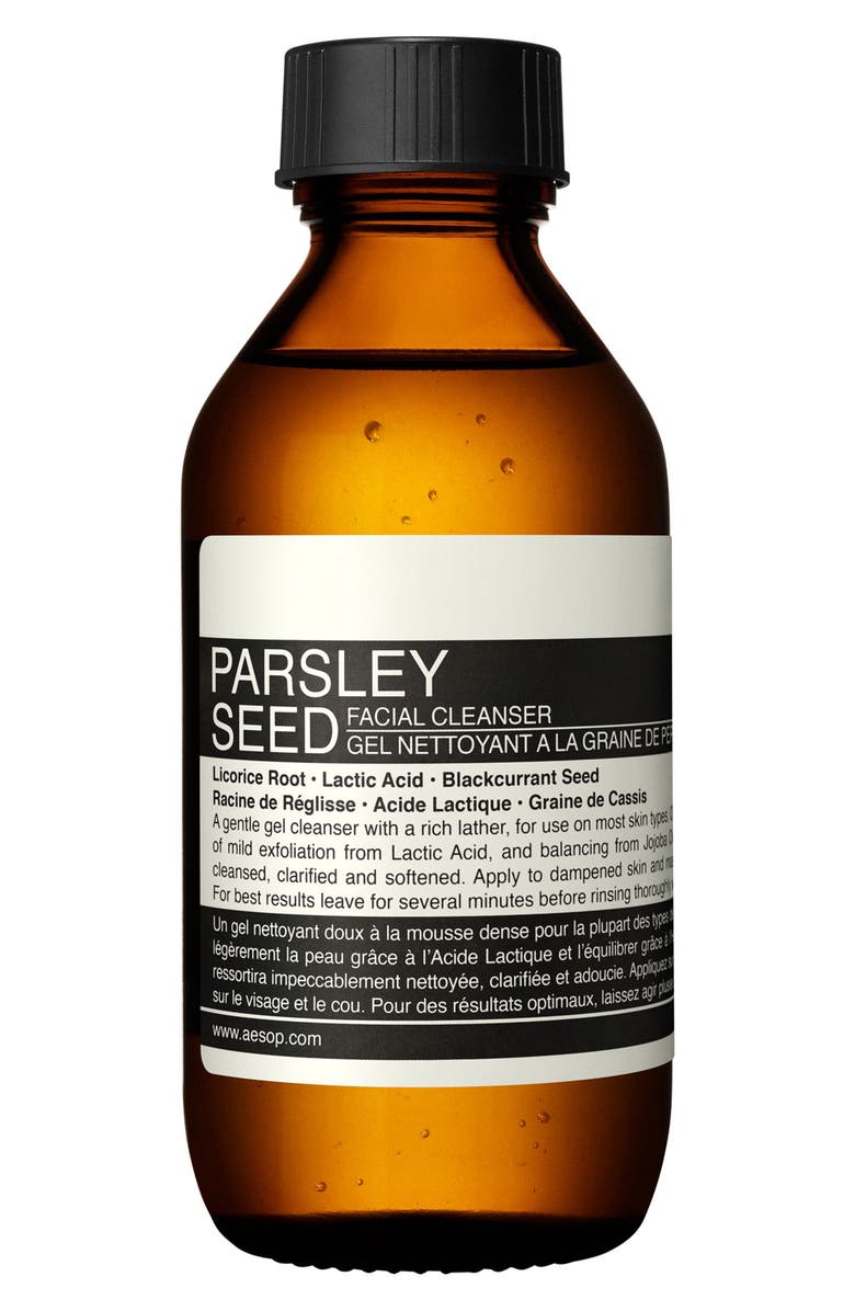 Aesop Parsley Seed Facial Cleanser, Main, color, 