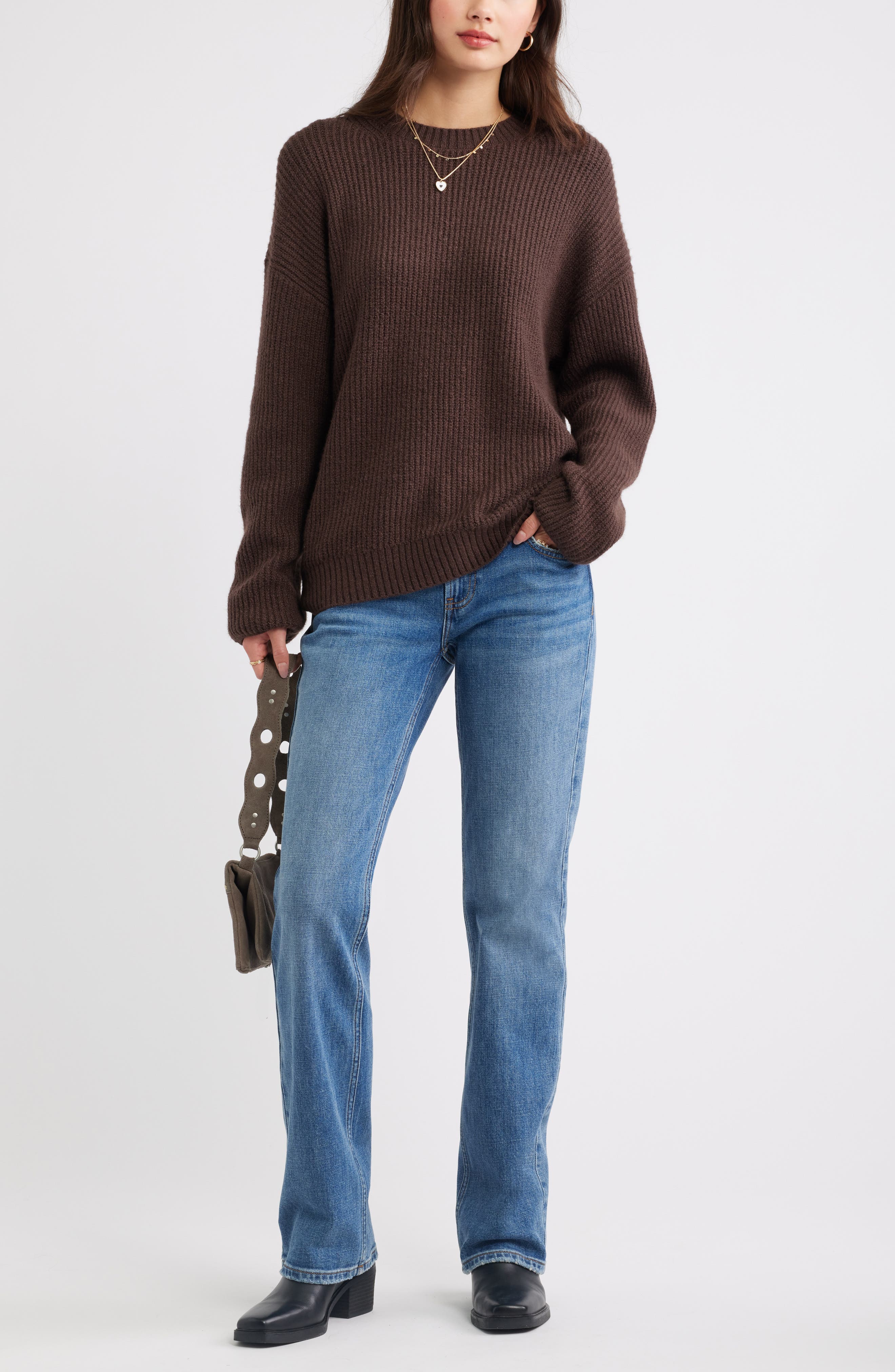 Женские свитеры BP. Cozy Crewneck Sweater — фото 2