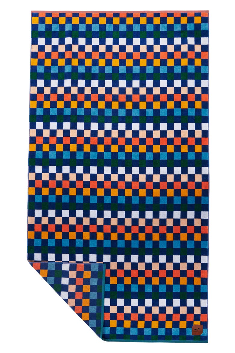 Sundown Deep Pacific Beach Towel, Main, color, DEEP PACIFIC