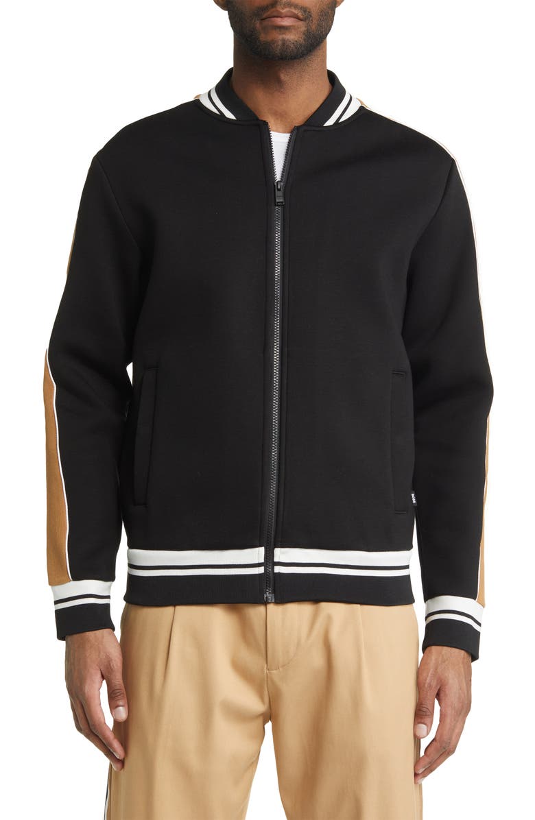 BOSS Skiles Bomber Jacket, Alternate, color, 