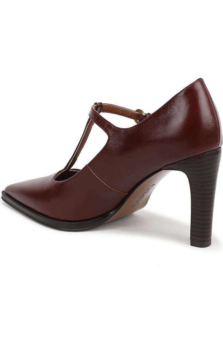 SARTO by Franco Sarto Atley T-Strap Pointed Toe Pump, Alternate, color, Mahogany Red