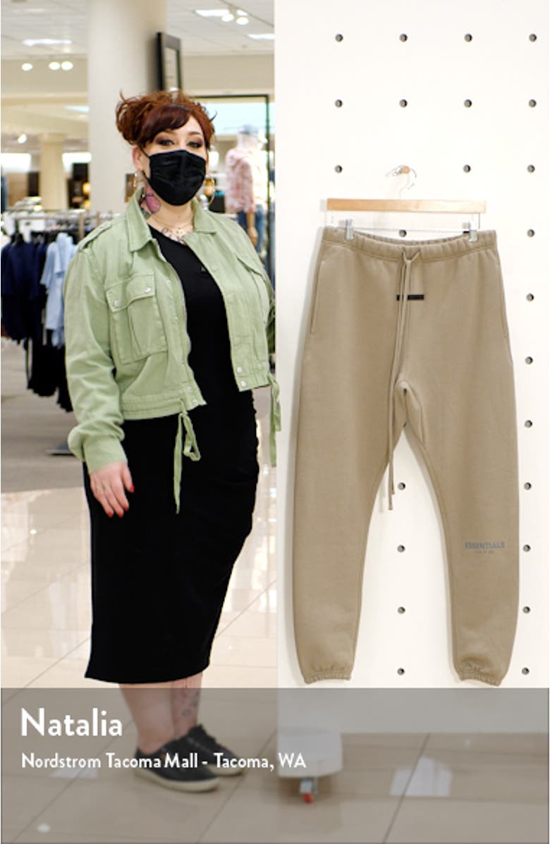 Fear of God Essentials Unisex Fleece Joggers, sales video thumbnail