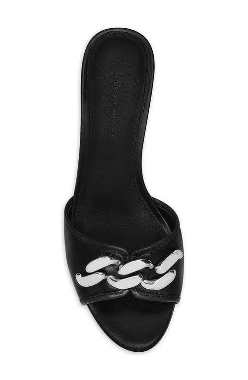 Rebecca Minkoff Chain Leather Mule In Multi