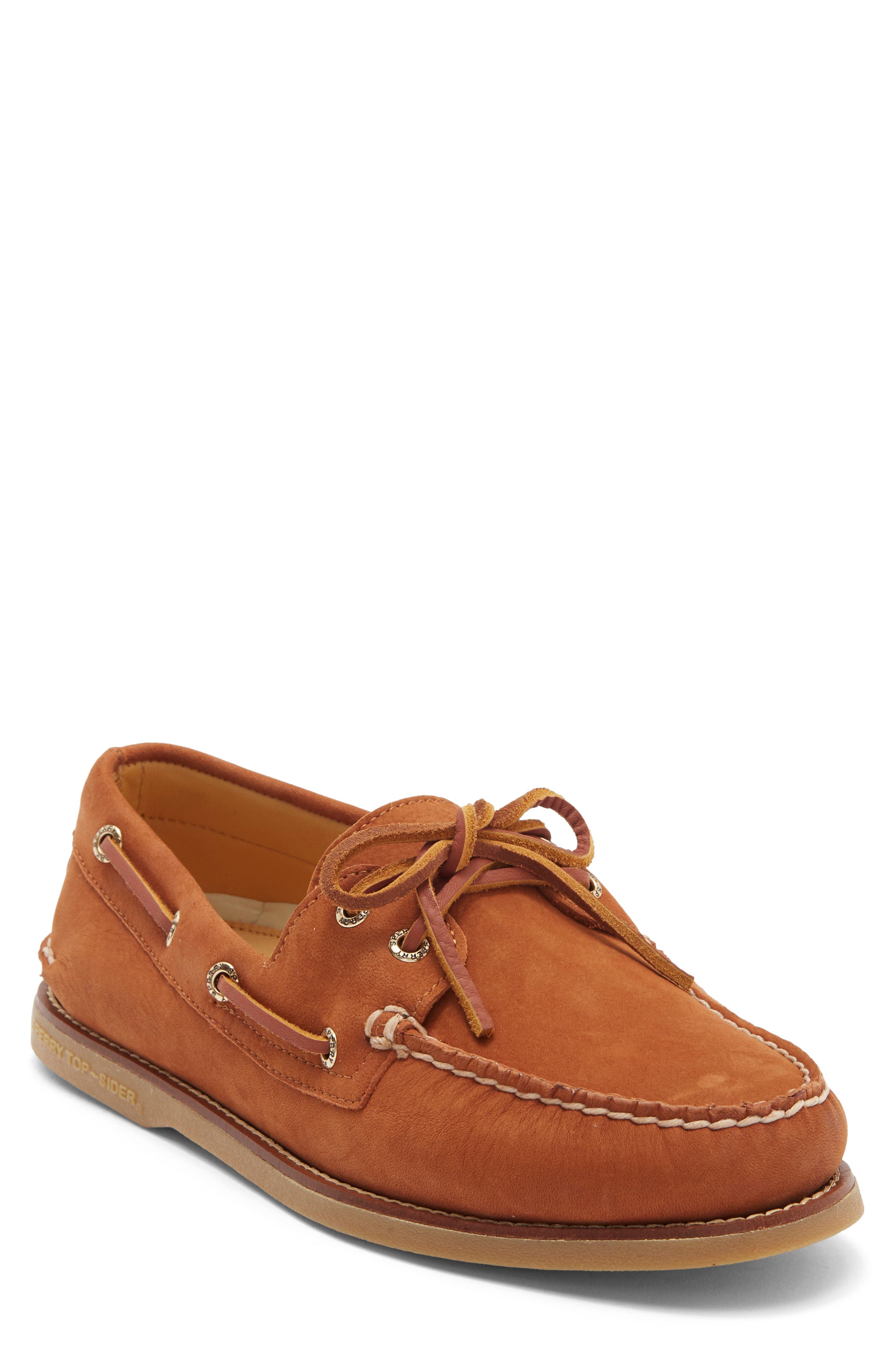 Sperry Authentic Original 2-Eye Boat Shoe, Main, color, Light Brown