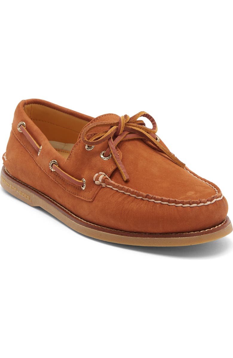 Sperry Authentic Original 2-Eye Boat Shoe, Main, color, Light Brown