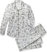 Petite Plume Parisian Silk Pajamas
