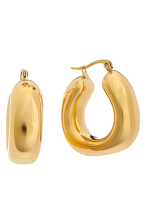 Chunky Hoop Earrings