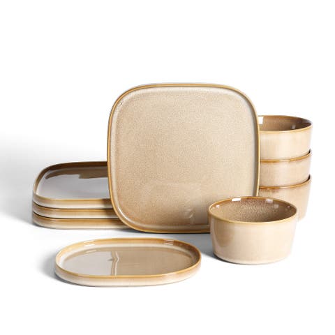 Cairo Stoneware 12-Piece Dinnerware Set