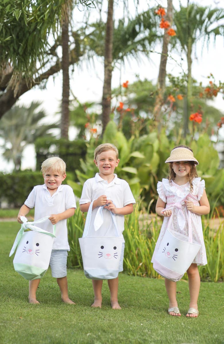 Bits & Bows Easter Bunny Basket, Alternate, color, Green