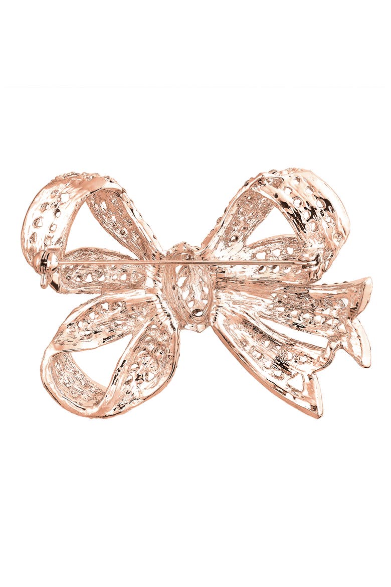 Bow Brooch, Alternate, color, ROSE