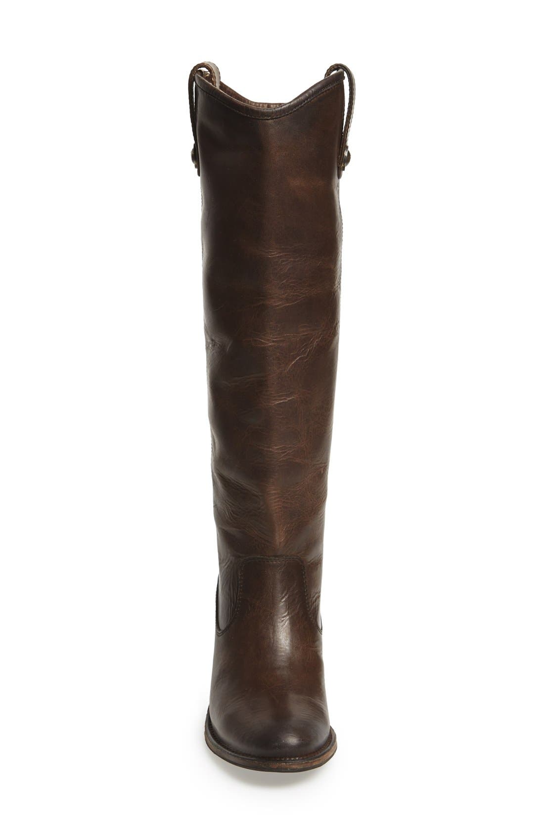 'Jackie Button' Tall Boot, Alternate, color, SLATE LEATHER
