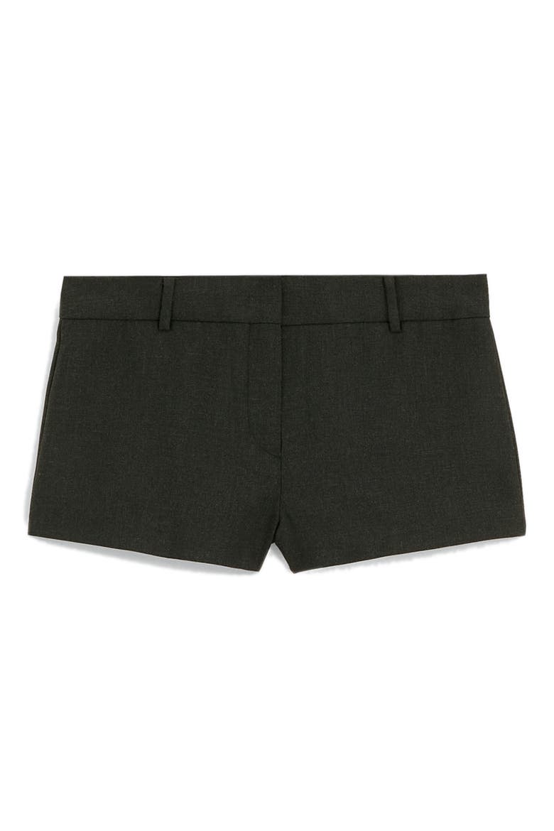Flat Front Shorts, Main, color, GREY