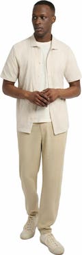 Onia Slub Short Sleeve Button-up Shirt