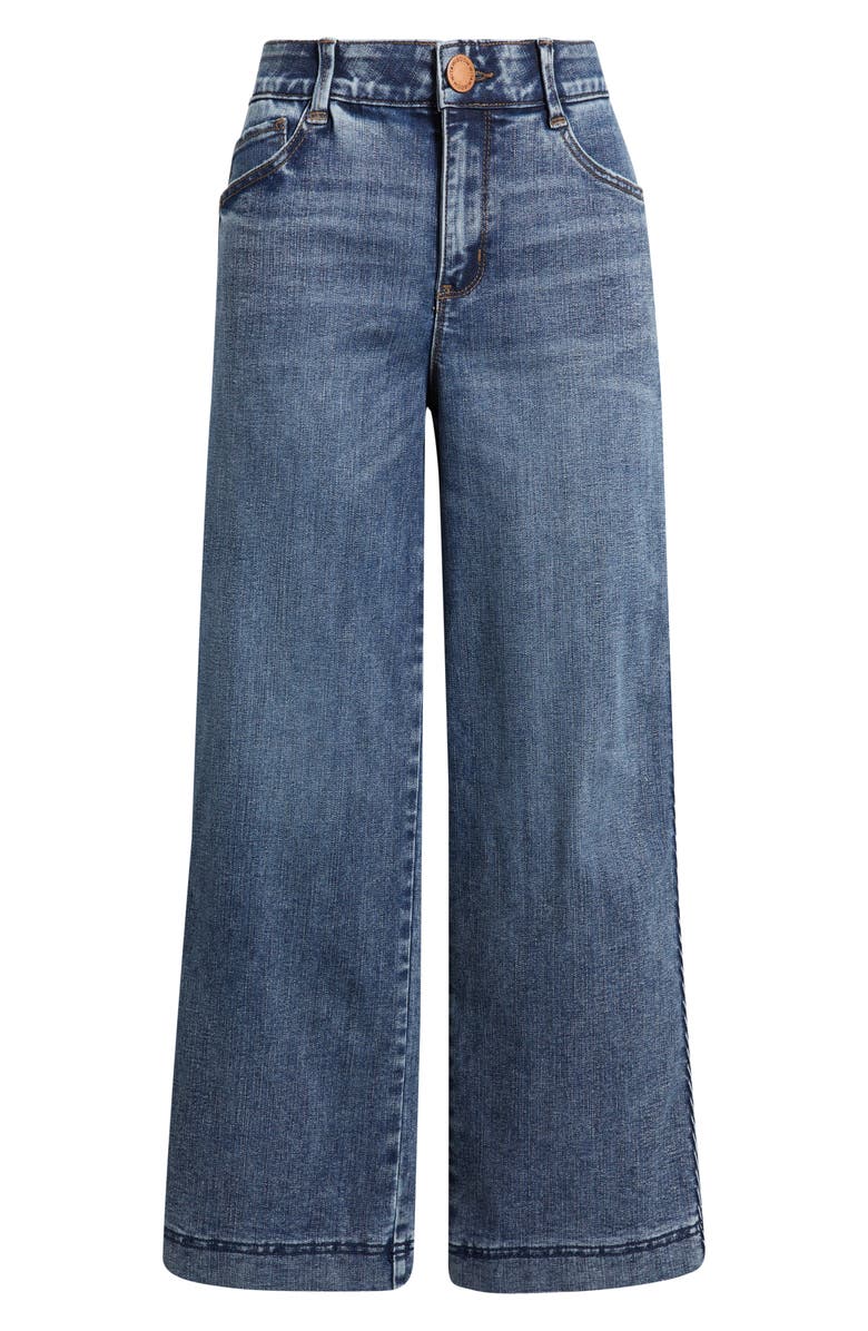 Wit & Wisdom Gracie Skyrise Double Side Seam Wide Leg Jeans, Alternate, color,