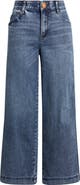 Wit & Wisdom Gracie Skyrise Double Side Seam Wide Leg Jeans