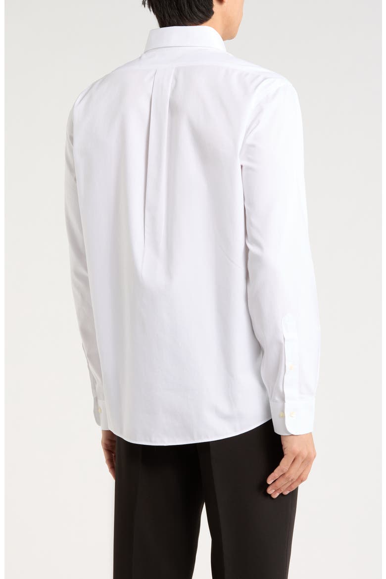 Solid Non-Iron Regular Fit Dress Shirt, Alternate, color, SOLID WHITE