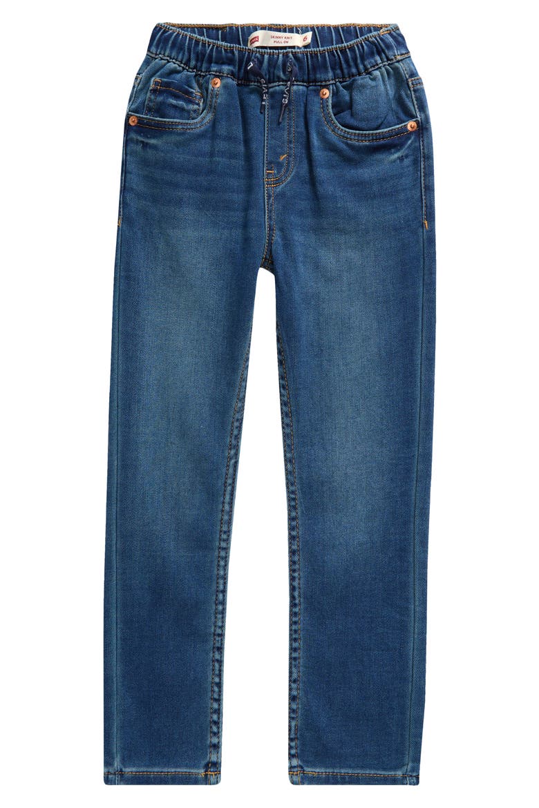 Levi's® Kids' Pull-On Skinny Jeans, Main, color, BATTLE BORN
