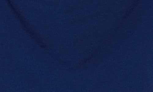 Renee C Cap Sleeve Ruched Crop Top In Navy