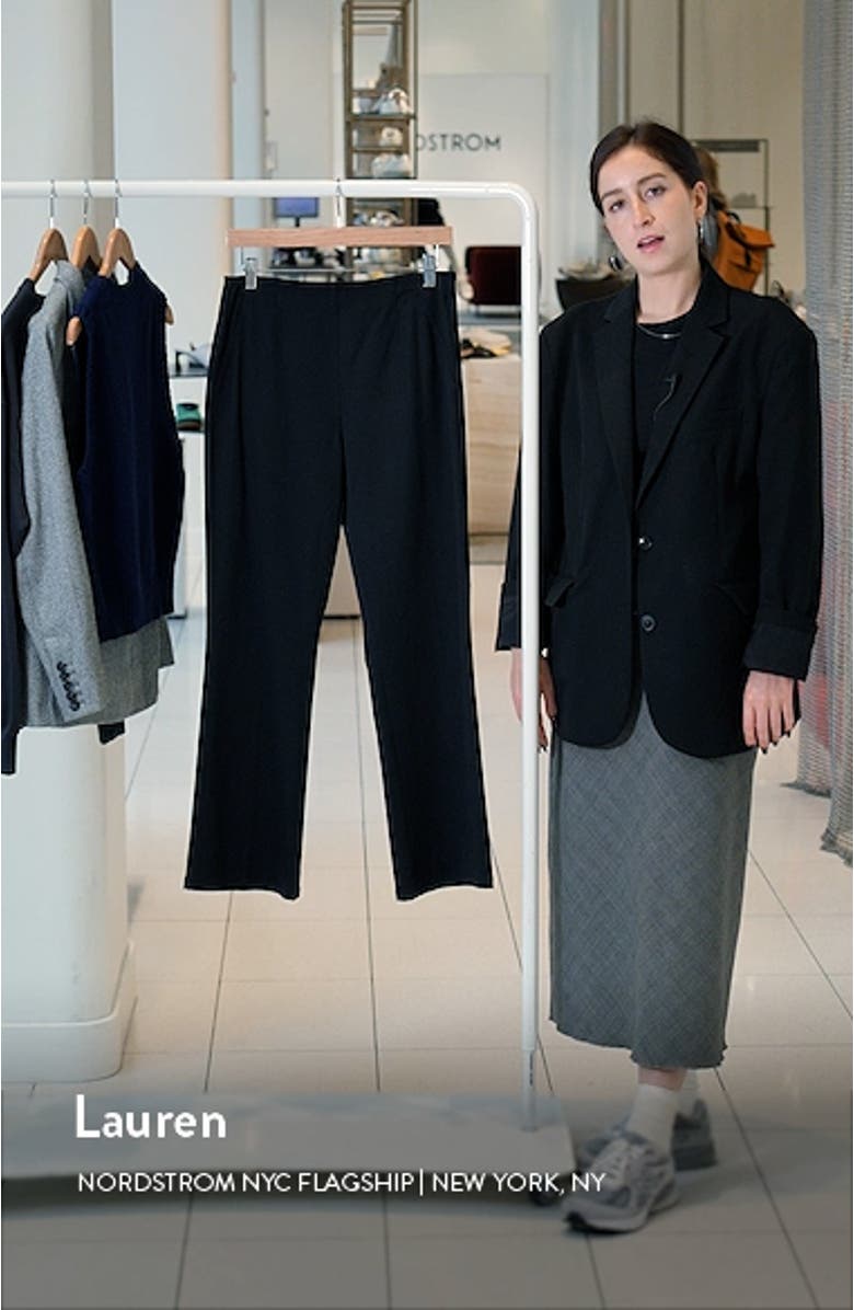 Stretch Ankle Flare Pants, sales video thumbnail