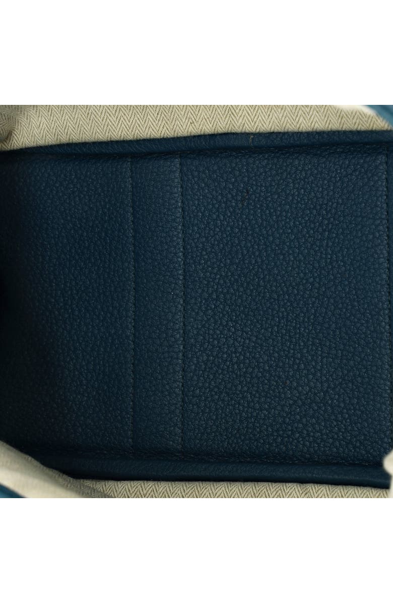 Pre-Owned Hermes Garden Party Tote Leather 30, Alternate, color, Bleu Outremer