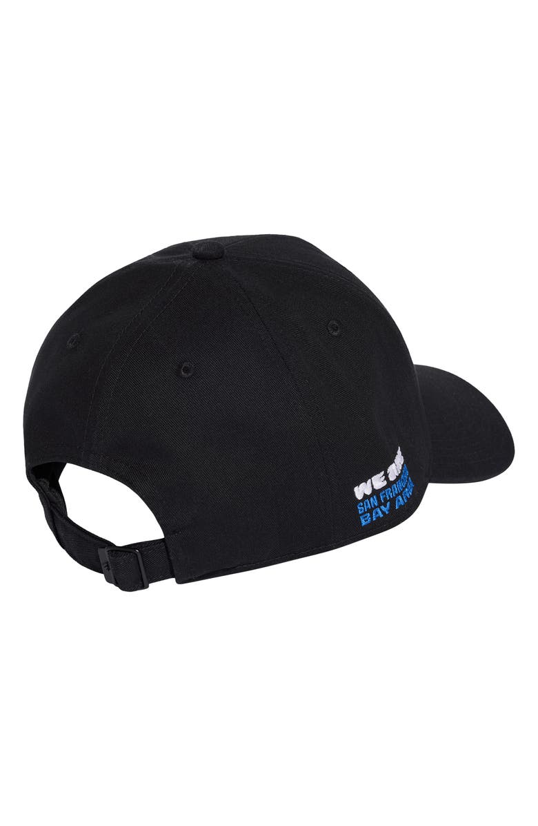 adidas FIFA World Cup 2026<sup>™</sup> San Francisco Bay Area Adjustable Twill Ball Cap, Alternate, color, Black/ White