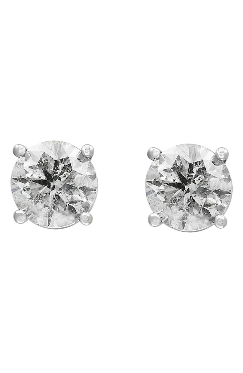EFFY Round Cut Diamond Stud Earrings - 2.00ct., Main, color,