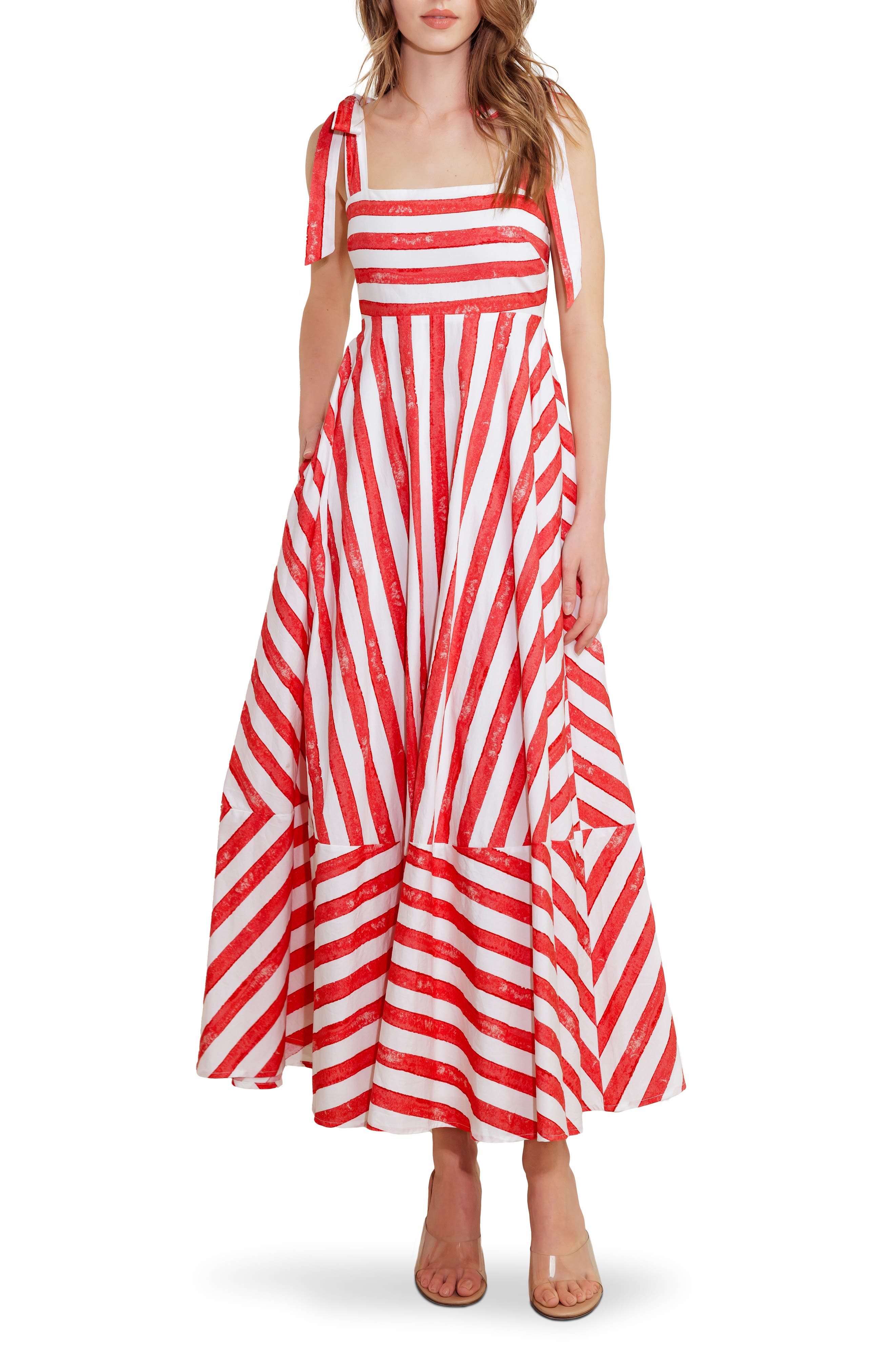 Tie Strap Maxi Dress - image 3