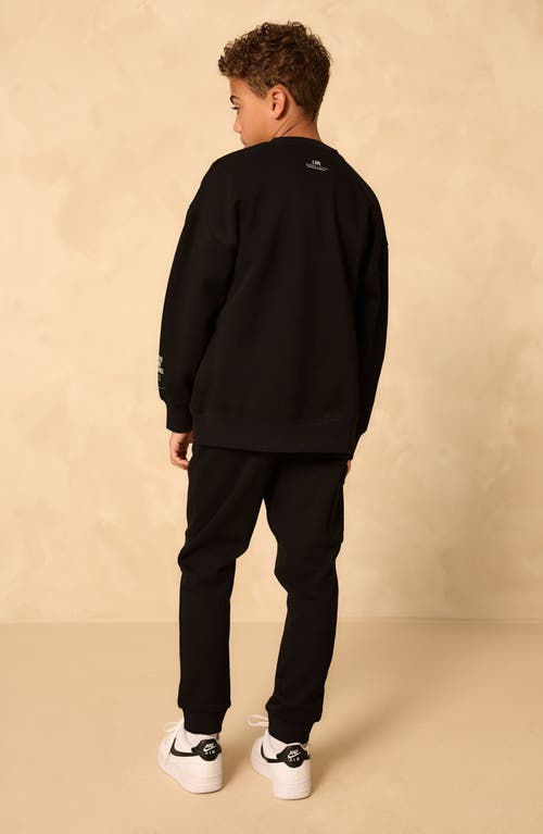Next Kids' Utility Sweatshirt & Joggers Set In Black
