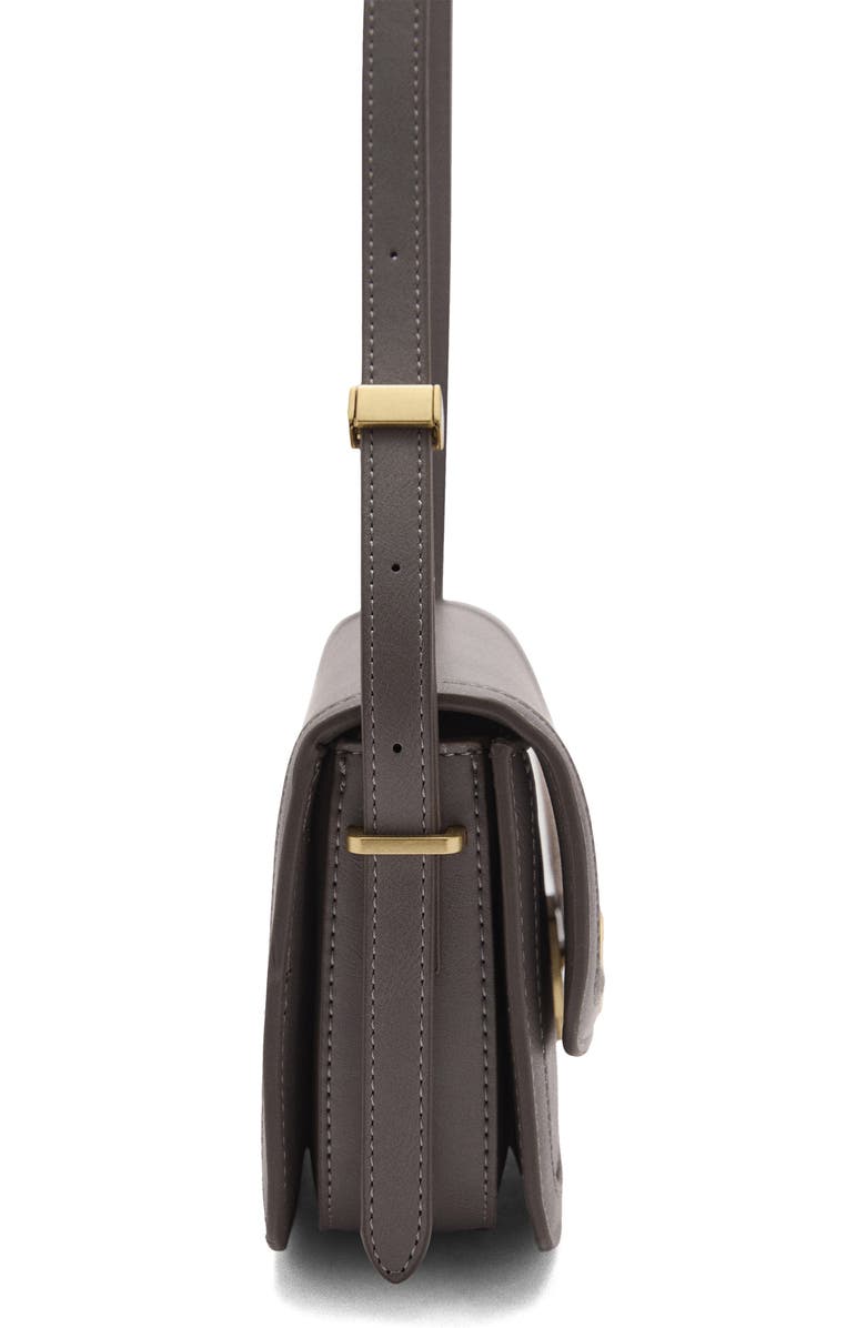 MANGO Faux Leather Shoulder Bag, Alternate, color,