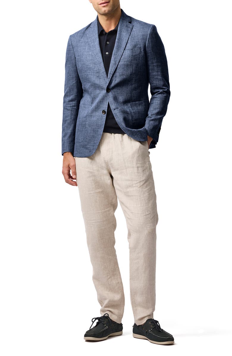 Rodd & Gunn Greerton Linen & Cotton Sport Coat, Alternate, color, Indigo