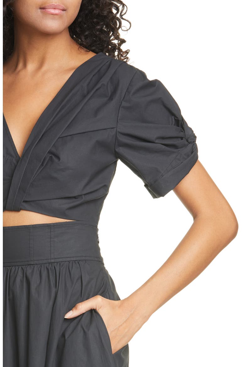 Ryan Crop Top, Alternate, color, BLACK