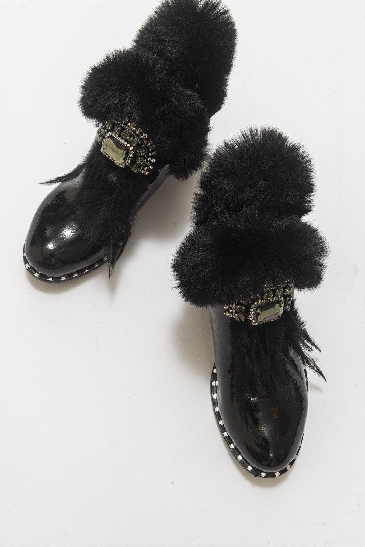 Prologue Shoes Polina Fur Boot, Alternate, color, 