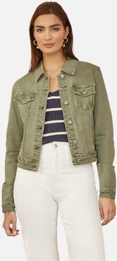 Yumi Stretch Cotton Denim Jacket