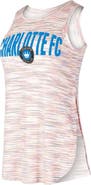 CONCEPTS SPORT Women's Concepts Sport White Charlotte FC Sunray Tri-Blend Tank Top