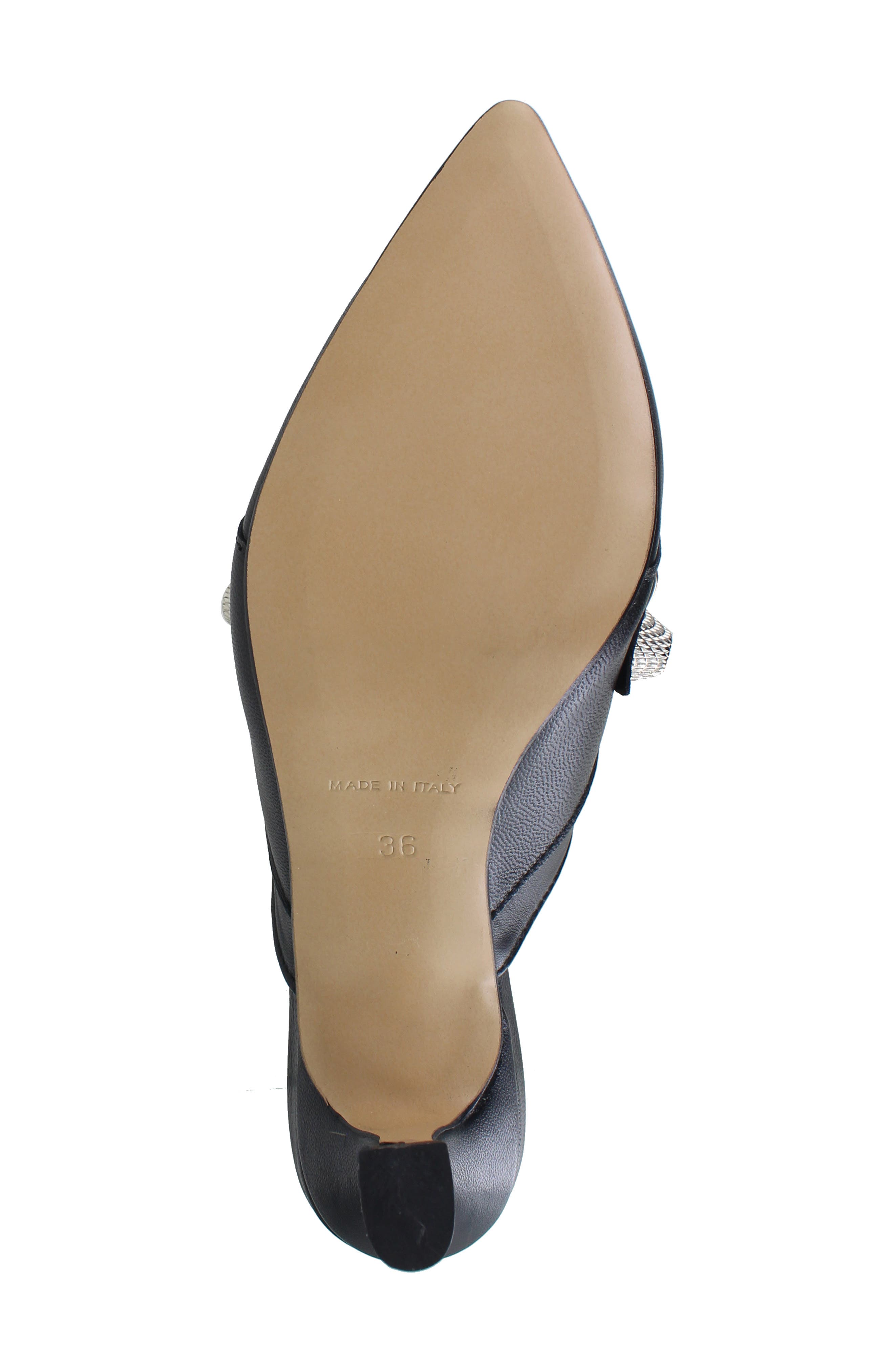 ZIGI Catrin Pointed Toe Mule, Alternate, color, Black Leather