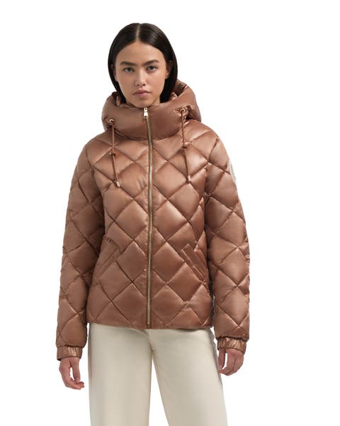 Skylynn Diamond Quilted Boxy Puffer Jacket