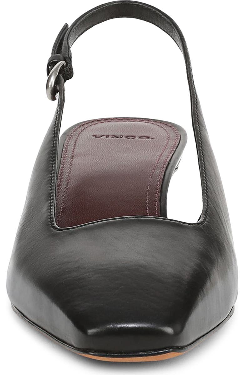 Vince Hart Kitten Heel Slingback Pump, Alternate, color, Black