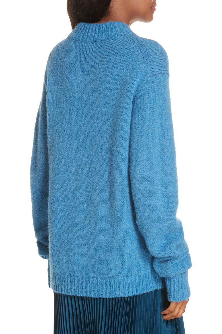 Cozette Alpaca & Wool Blend Sweater, Alternate, color, SKY BLUE