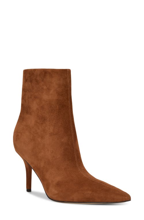 Nine West Ohmy Pointed Toe Bootie In Neutral