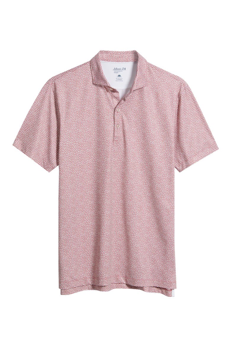 Bloody Mary Performance Jersey Polo, Alternate, color, RACING RED