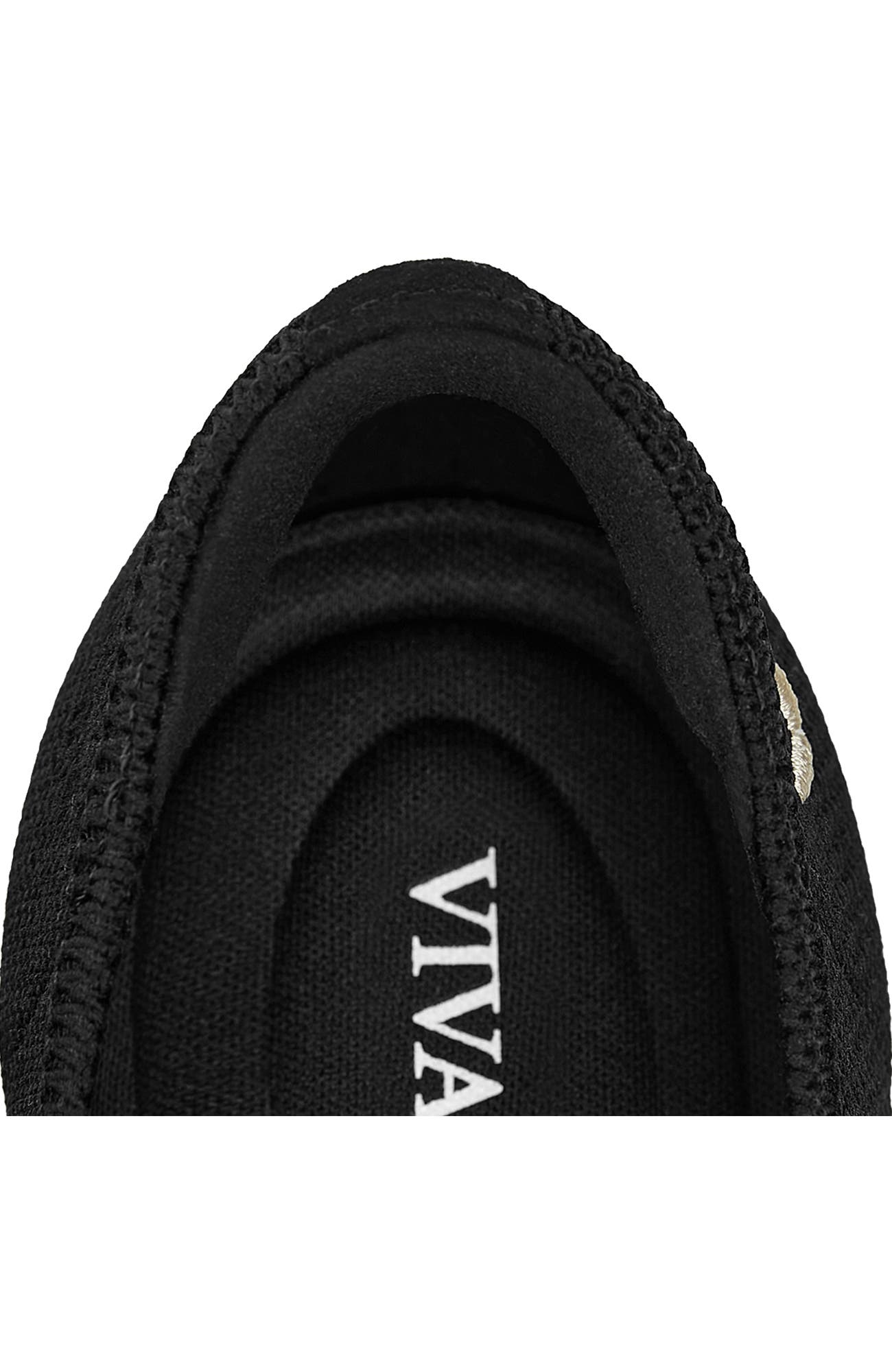 VIVAIA Almond-Toe Knotted Flats, Alternate, color, Black