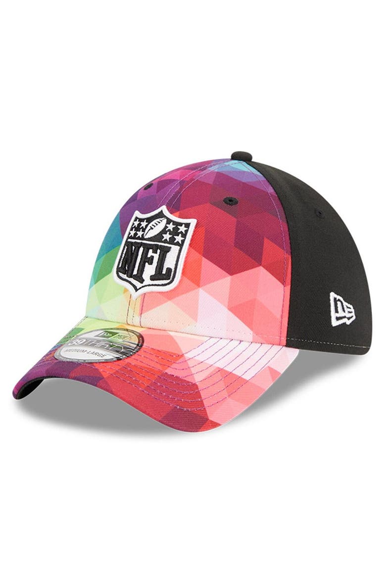 Men's New Era Pink 2023 NFL Crucial Catch 39THIRTY Flex Hat, Main, color, Pink