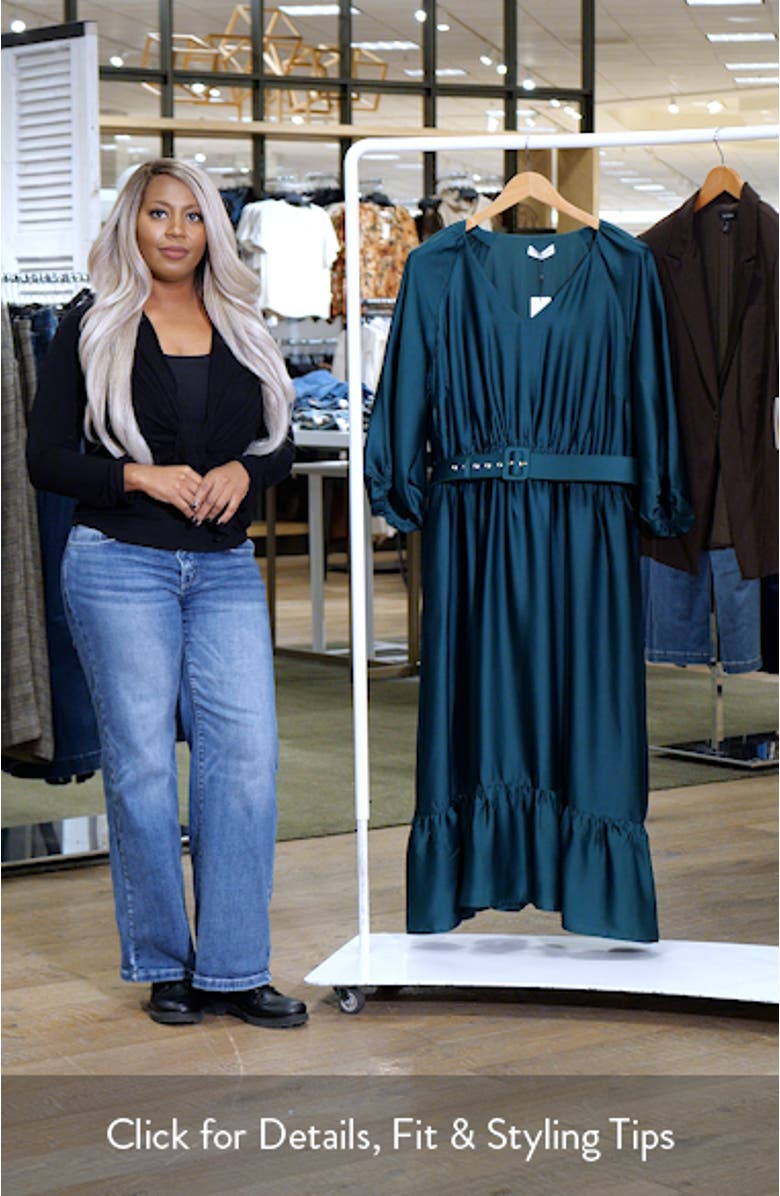 Betty Belted Midi Dress, sales video thumbnail