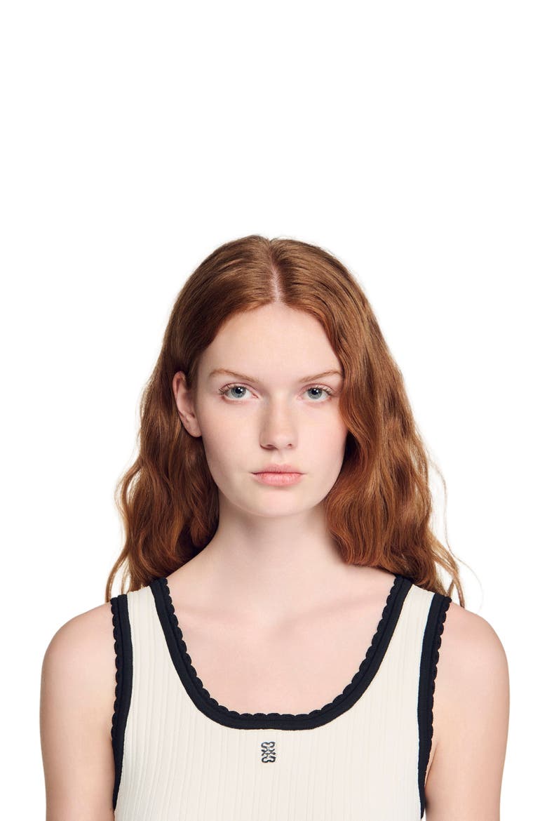 Two-tone knit short dress, Alternate, color, Black