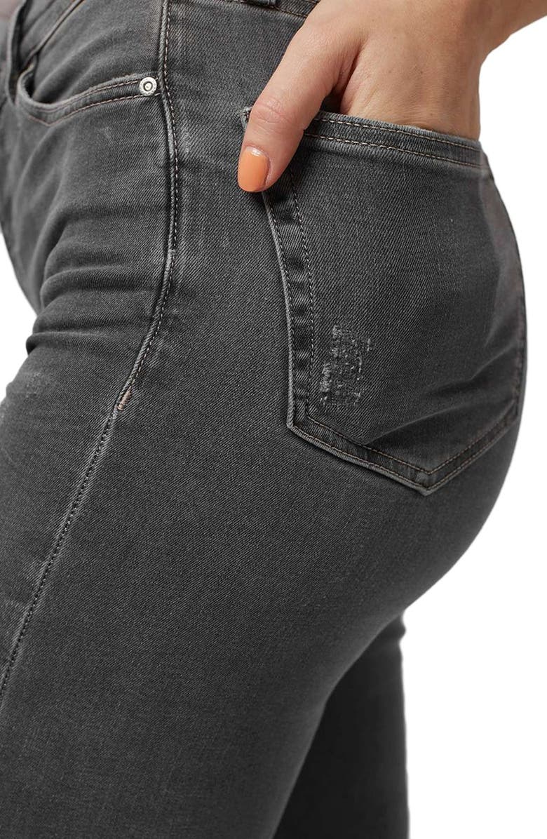 Topshop Jamie High Rise Ankle Skinny Jeans, Alternate, color, 