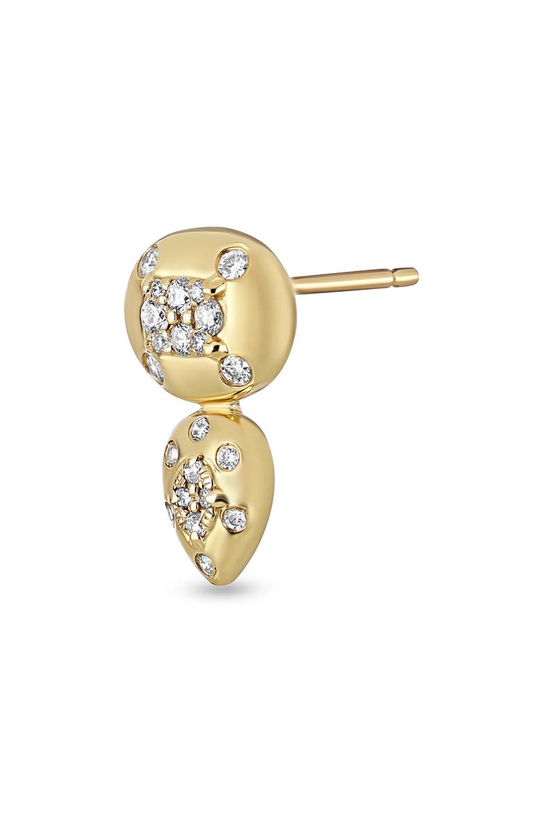 Mika Diamond Stud Earrings, Alternate, color, 18K YELLOW GOLD