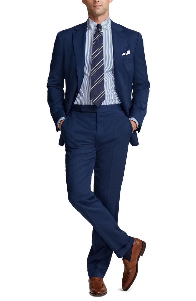 Ralph Lauren Purple Label Classic Worsted Wool Two-Piece Suit, Alternate, color,